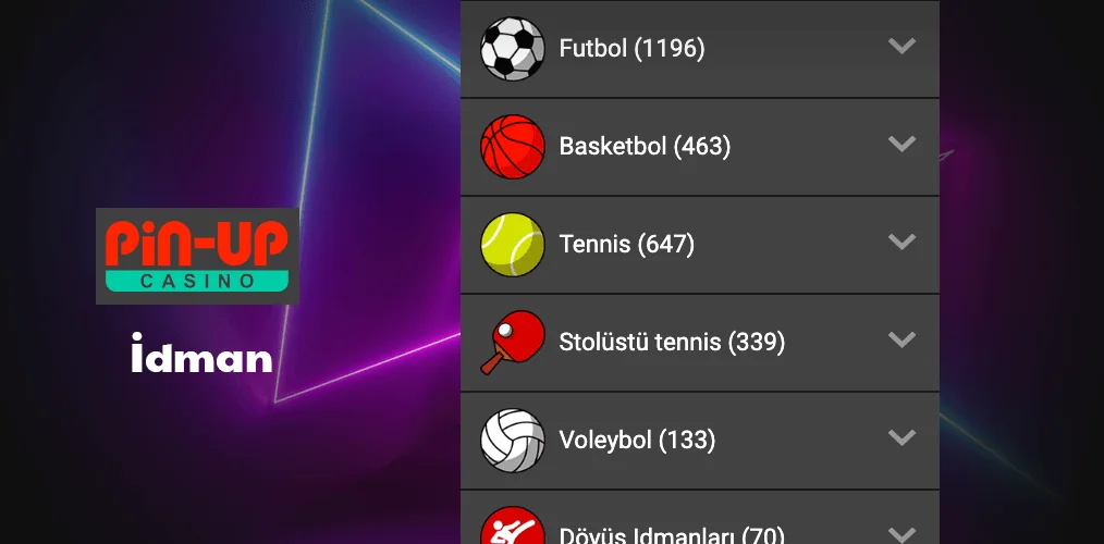 Pin Up Sports Line haqqında məlumat
